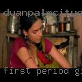 First period girls