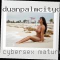 Cybersex mature woman